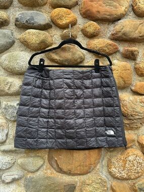 North Face Black ThermoBall Quilted Skirt